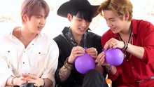 BTS: Jin, V và Jungkook thi hòa âm bóng bay, ai thắng?
