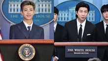 Không thể ngờ bức ảnh fan ‘chế’ RM BTS tại Nhà Trắng đã trở thành hiện thực