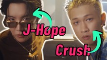 Crush hết lời khen ngợi sự chuyên nghiệp của J-Hope BTS khi quay MV ‘Rush Hour’