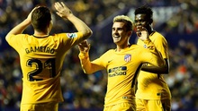 Video clip highlights bàn thắng trận Levante 0-5 Atletico Madrid