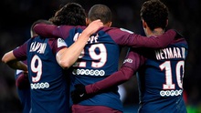 Cavani vĩ đại nhất lịch sử PSG. Neymar, Mbappe, Di Maria ghi bàn như... mưa. Real Madrid lo tột độ