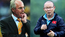 Sven Goran Eriksson và Park Hang Seo: Một trời khác biệt