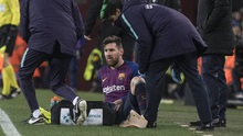 VIDEO Barca 2-2 Valencia: Barca hòa ‘hú vía’, Messi chấn thương, có thể nghỉ trận 'Kinh điển'