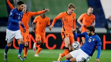 Ý 1-1 Hà Lan: Sao MU tỏa sáng, Hà Lan khiến Italy mất ngôi đầu