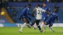 Chelsea 0-0 Tottenham: Derby London bất phân thắng bại, Tottenham trở lại ngôi đầu