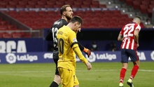 Atletico 1-0 Barca: Khi Messi không thể ‘gánh team’…