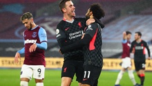 West Ham 1-3 Liverpool: Salah lập cú đúp, Liverpool áp sát MU