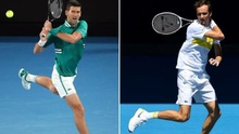 Trực tiếp chung kết Australian Open 2021: Kinh nghiệm Djokovic hay sức trẻ Medvedev?