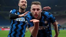 Inter Milan 1-0 Atalanta: Skriniar ghi bàn, Inter xây chắc ngôi đầu Serie A