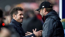 Klopp: 'Tôi tôn trọng nhưng không thích bóng đá của Diego Simeone’