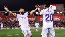 Mallorca 0-3 Real Madrid: Benzema lập cú đúp, Real xây chắc ngôi đầu Liga