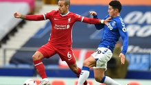 Liverpool 2-0 Everton: Thiago chuyền thành công nhiều hơn... cả đội Everton