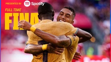 Barcelona 2-0 New York RB: Lewandowski mờ nhạt, Barca thắng nhờ Dembele và Raphinha