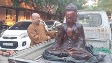 Tượng cổ chùa Pháp Vân được tìm thấy sau gần 2 tháng bị đánh cắp