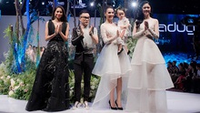Hồng Quế và con gái làm vedette trong đêm thời trang của NTK Hà Duy