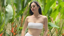 Hoa Hậu Lương Thùy Linh tung ảnh bikini nóng bỏng tại resort 5 sao