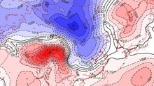 Xuất hiện vùng áp thấp trên Biển Đông, miền Bắc đón không khí lạnh
