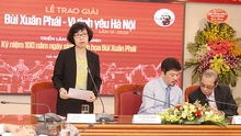 Bà Vũ Việt Trang - Phó tổng giám đốc TTXVN: Giải thưởng nuôi dưỡng tình yêu Hà Nội ở mọi lứa tuổi