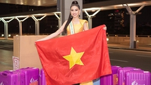 Á hậu Ngọc Thảo mang gần 150kg hành lý dự thi Miss Grand International