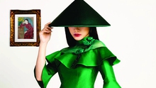 BST thời trang lấy cảm hứng từ bức hoạ 'Thiếu nữ mùa thu' của Phạm Văn Đôn