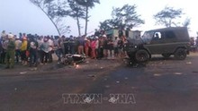 Bình Thuận: Xe máy đối đầu xe jeep, 2 người tử vong tại chỗ
