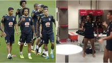 Neymar và các cầu thủ Brazil thư giãn ‘cực chất’ với trái bóng