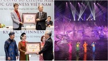 Vở diễn thực cảnh 'Tinh hoa Bắc bộ' nhận 2 kỷ lục Guinness Việt Nam