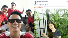 CLIP: Hoàng Bách, Bình Minh sang Indonesia cổ vũ Olympic Việt Nam; MC Thành Trung 'lỡ hẹn'