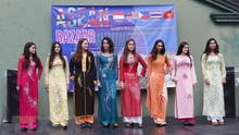 Áo dài Việt Nam tỏa sáng tại hội chợ Bazar các nước ASEAN ở Argentina