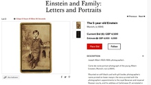 VIDEO: Đấu giá những lá thư và bức ảnh hiếm của Albert Einstein