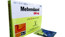 Đình chỉ lưu hành thuốc viên nén Mebendazol do không đạt tiêu chuẩn