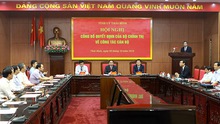 Công bố quyết định đồng chí Ngô Đông Hải giữ chức Phó Bí thư Thường trực Tỉnh ủy Thái Bình