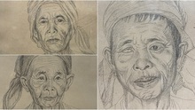 Xem những tuyệt phẩm ký họa chì của họa sĩ tài ba Huỳnh Văn Thuận