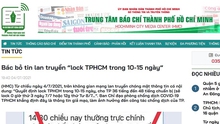 Bác bỏ thông tin 'đóng cửa' Thành phố Hồ Chí Minh trong 10-15 ngày