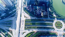Những nút giao thông xanh và hiện đại của Thủ đô