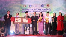 Trao kỷ lục Việt Nam và kỷ lục thế giới quyển sách thư pháp 'Nguyễn Đình Chiểu thi tuyển'