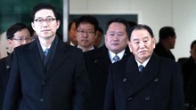 Cuộc gặp 'định mệnh' của Tổng thống Hàn Quốc Moon Jae-in gặp và trưởng phái đoàn cấp cao Triều Tiên