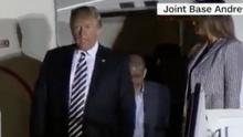 VIDEO: Tổng thống Trump vui mừng bắt tay ba công dân Mỹ được Triều Tiên trả về nước