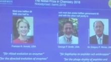 VIDEO: Nobel hoá học 2018 được trao cho nghiên cứu về Protein