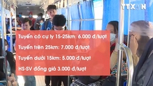 VIDEO: Giá vé xe buýt TP.HCM tăng từ 1/5