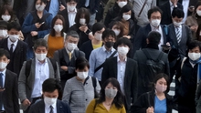 Nhật Bản lần đầu tiên ghi nhận số ca nhiễm mới Covid-19 trên 3.000 ca/ngày