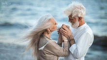 Chùm ảnh: 'Tình yêu vượt thời gian' của đôi vợ chồng già