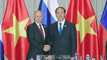 Chủ tịch nước Trần Đại Quang gặp song phương Tổng thống Nga Vladimir Putin