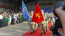 Cán bộ, chiến sĩ Việt Nam lên đường làm nhiệm vụ giữ gìn hoà bình ở Nam Sudan