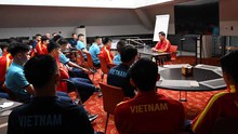 Tuyển futsal Việt Nam được động viên tinh thần trước trận gặp Panama