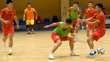 Tuyển futsal Việt Nam hưng phấn trước trận gặp Brazil