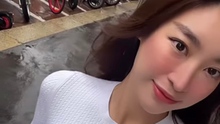 Hoa hậu Đỗ Mỹ Linh khoe eo thon bỏng mắt trên đường phố Milan