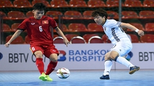 Giải futsal U20 châu Á: Thua Nhật Bản, Việt Nam ra về từ vòng bảng