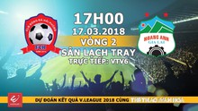 Kết quả chương trình dự đoán có thưởng vòng 2 V-League: Trận Hải Phòng - HAGL