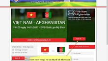 Cách mua vé bóng đá online trận bán kết Việt Nam vs Philippines